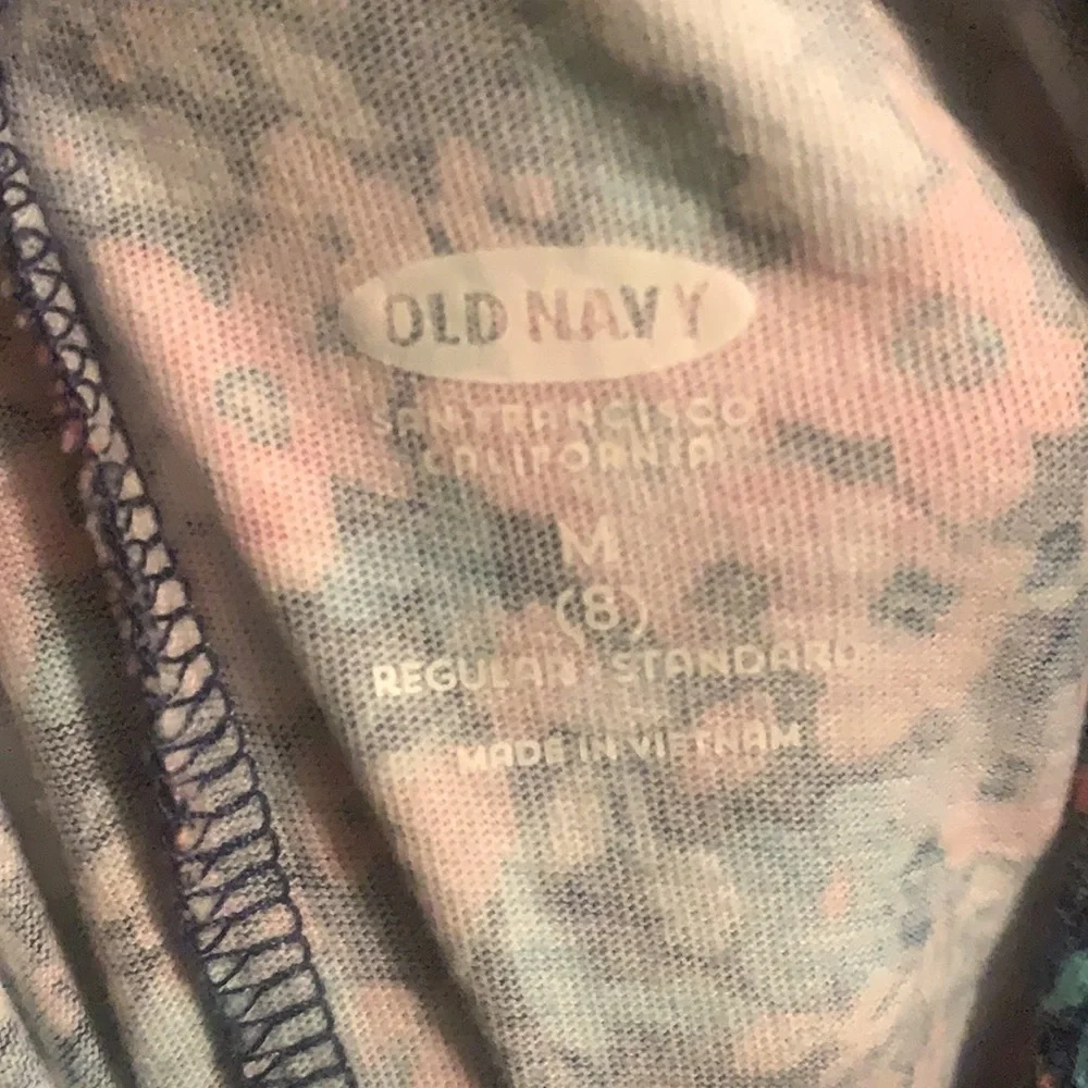 Old Navy | Girls Floral Print Dress M 8 Sleeveless